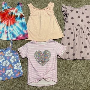 H&M toddler girl shirts lot size 4